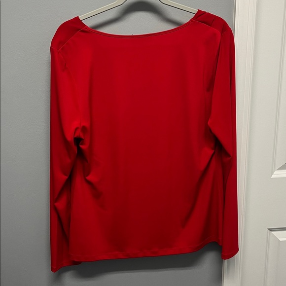 Calvin Klein Shirred Loose Neck Blouse - Picture 2 of 6